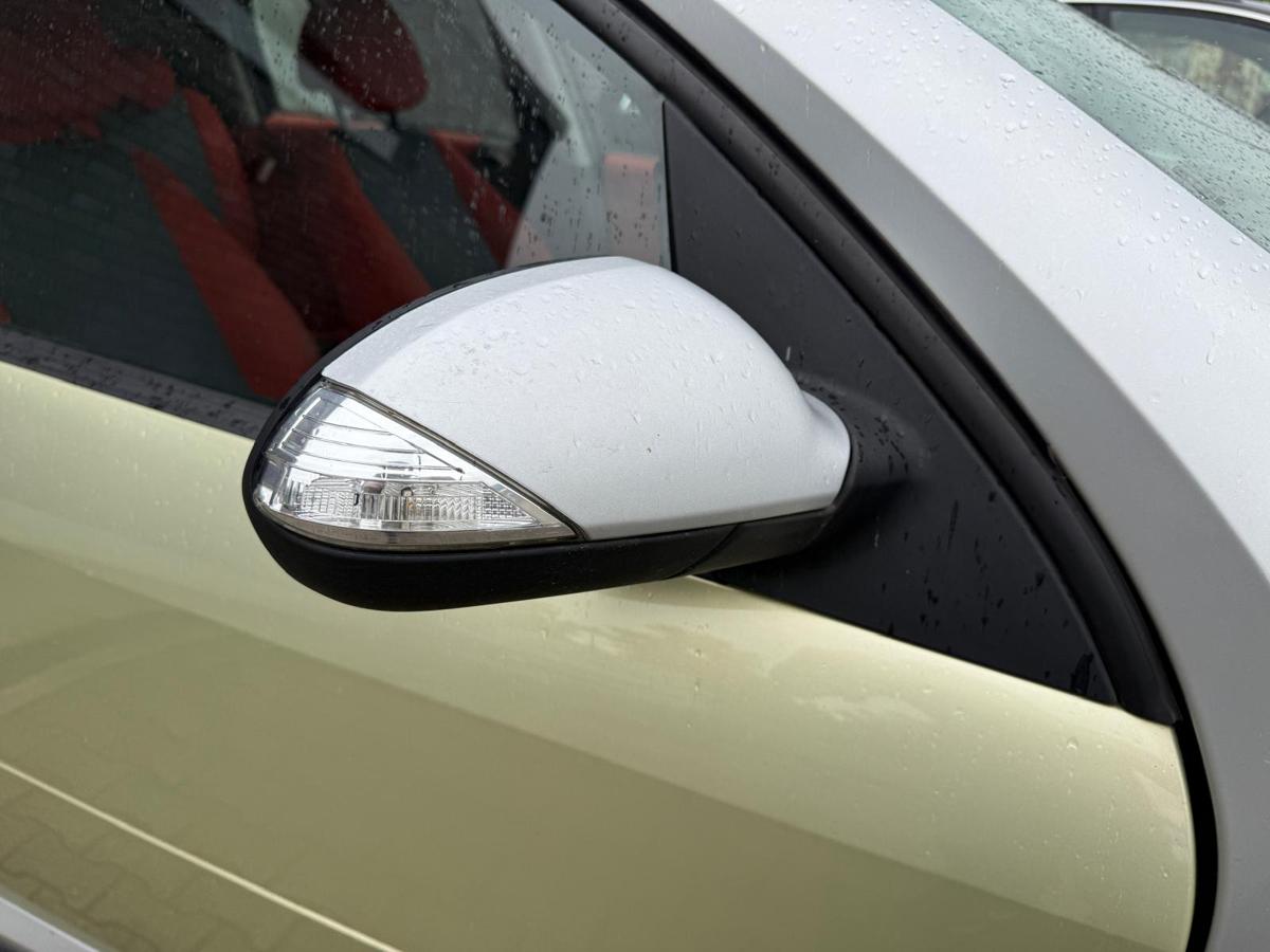 Smart Forfour 454 original Außenspiegel rechts manuell EB4 Pure Silber BJ05